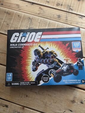 GI JOE NINJA COMMANDO 4X4 CONSTRUCTION SET 100 PEICES Brand New